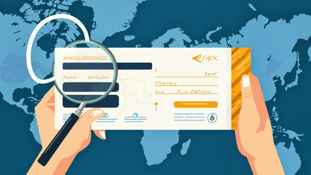 How to Spot a Fake Onward Ticket (and Scam Services) in 2026 - travel document guide How to Spot a Fake Onward Ticket (and Scam Services) in 2026 guide illustration