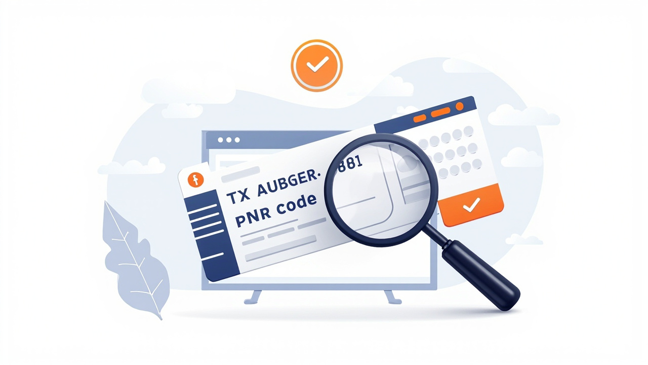 How to Verify a Dummy Ticket PNR (Step-by-Step Guide 2026) guide illustration
