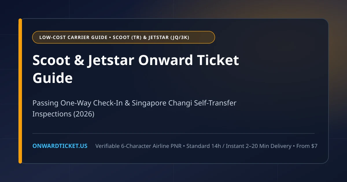 Scoot & Jetstar Onward Ticket Enforcement: Changi Transit & One-Way Guide